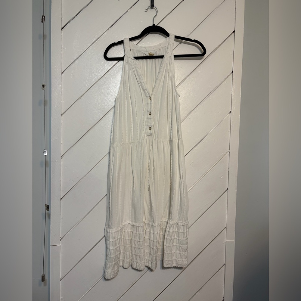 Lilly Pulitzer Off-White Button-Front Maxi Dress